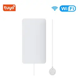 Water Leakage Sensor WIFI Leak Level Alarm Tank Detector Security Overflow Protection Tuya Smart Life App Home Remote Control
