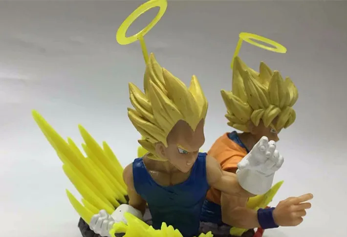 

Anime Garage Kit Enlightenment Geeta Sun Wukong Vegeta gogeto Bust Fit Boxed Garage Kit Decoration