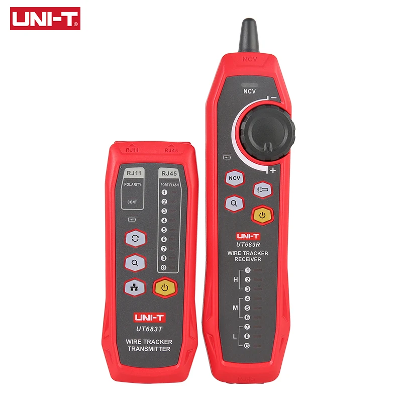 Uni-T Ut683Kit Lan Tester Network Wire Tracer Cable Tracker Rj45 Rj11 Phone Line Finder Riparazione Strumento Di Rete