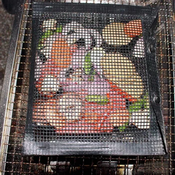 

Non-Stick Mesh Bag For Grill, PTFE Bags Barbecue Pockets Sheets