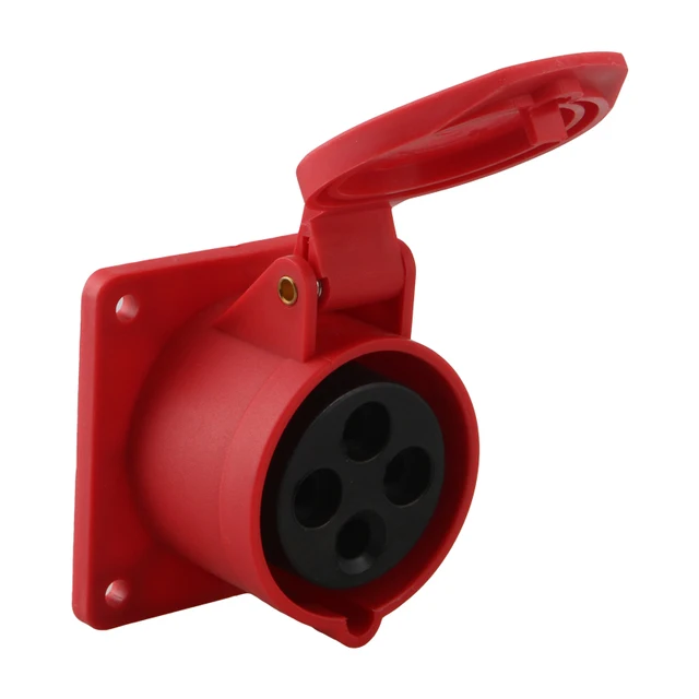 Enchufe Industrial y enchufe de 5 pines, de 3 núcleos conector eléctrico, 3P/4P/5P, 16A, 32A, IP44, toma montada en la pared, 220V, 380V, 415V, macho y hembra Enchufe Industrial y enchufe de 5 pines, de 3 núcleos conector eléctrico, 3P/4P/5P, 16A, 32A, IP44, toma montada en la pared, 220V, 380V, 415V, macho y hembra