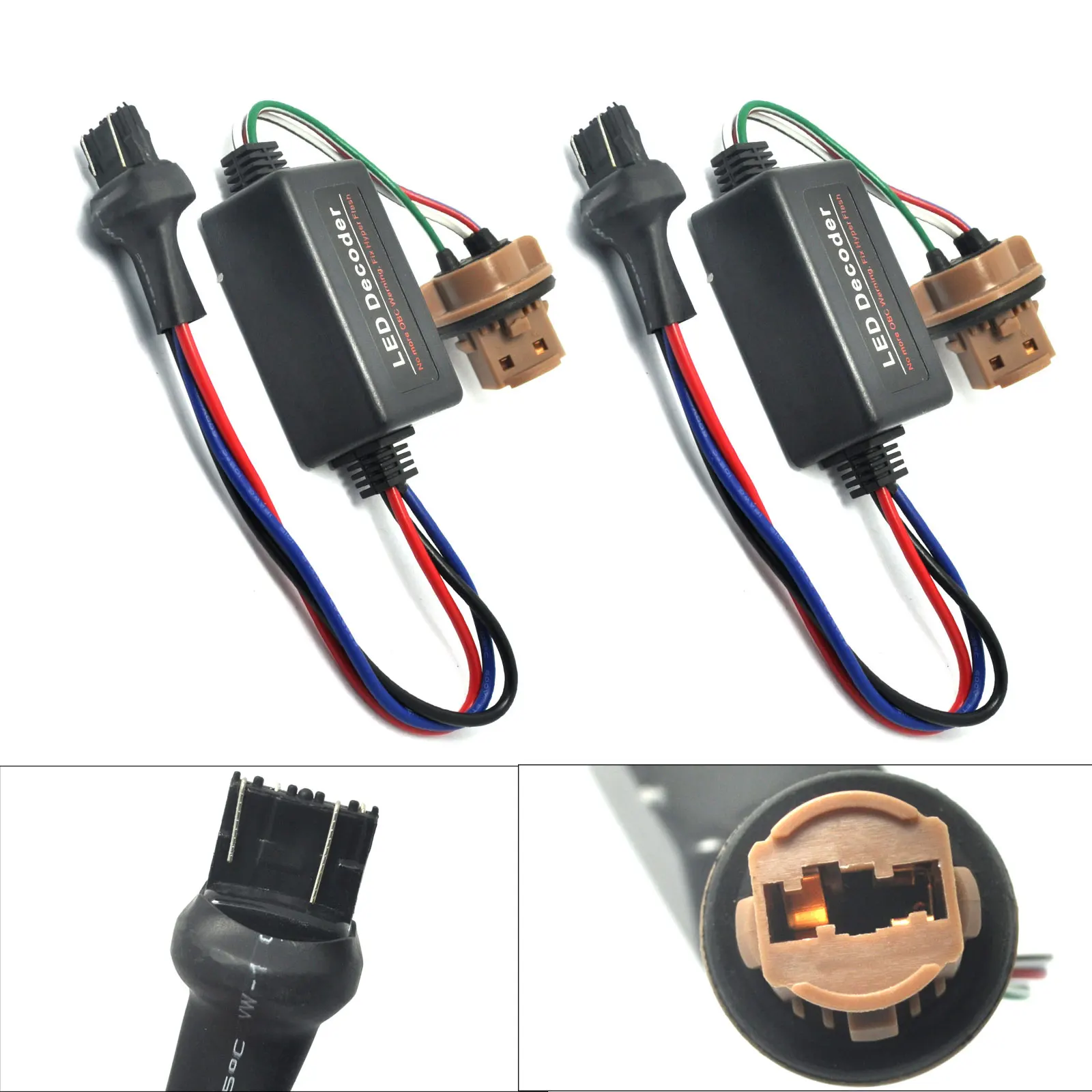 

dropshipping LED Decoder Light Bulb Warning Canbus Error Free Load Resistor Socket For BMW For Benz DC12V OE88