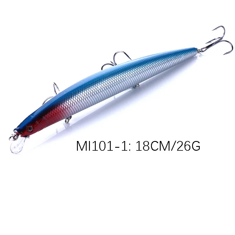 10pcs/lot Lure Kit Minnow Fishing Lure 18cm 26g Hard Bait Isca