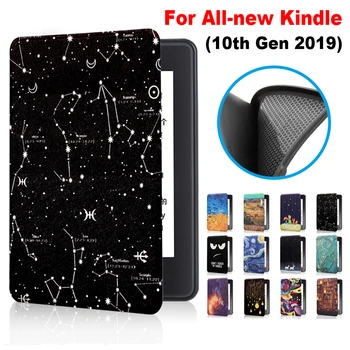 

1pc Ultra Slim Magnetic Smart Case Leather Cover TPU Soft Back Protective Shell For Amazon Kindle Paperwhite 1/2/3 e-Books Case