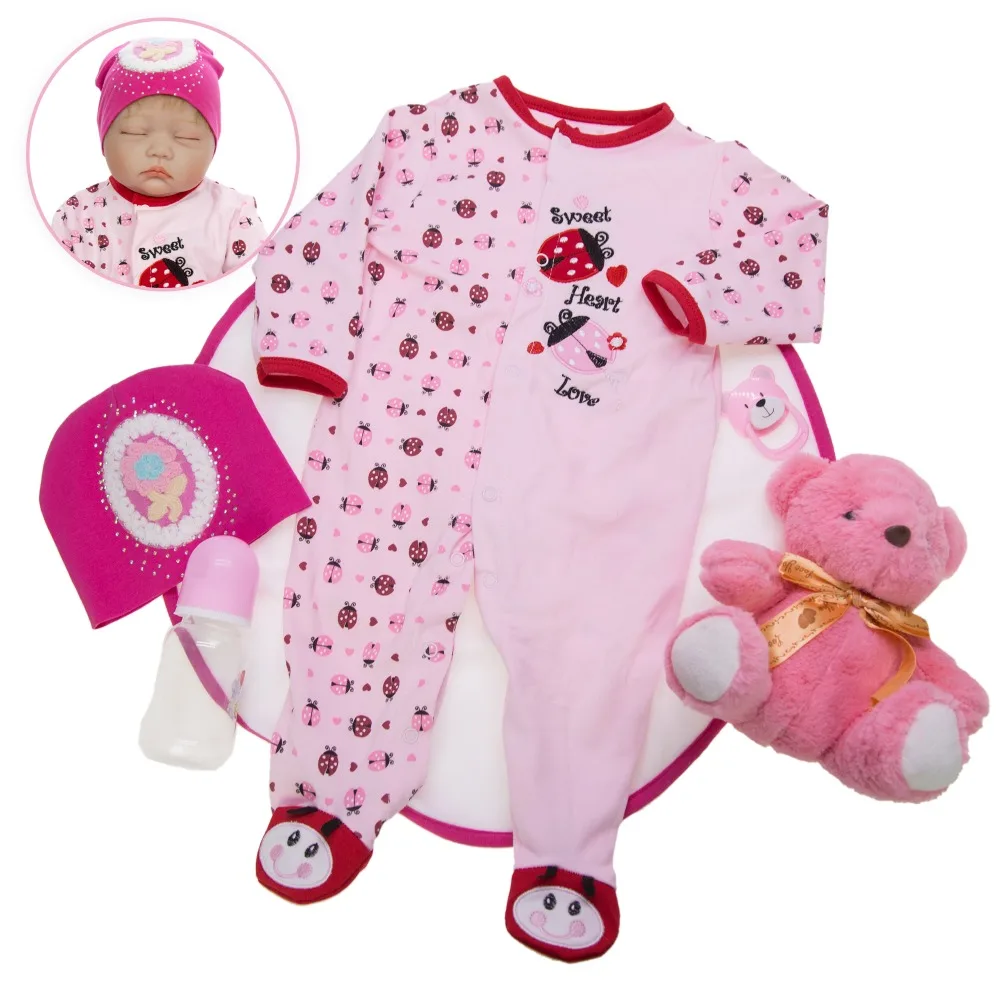 Моделирующая Кукла reborn baby toys 22 дюйма для ручной работы Силиконовая bebes reborn bonecas новорожденная Интерактивная кукла-Пупс Мягкая кукла