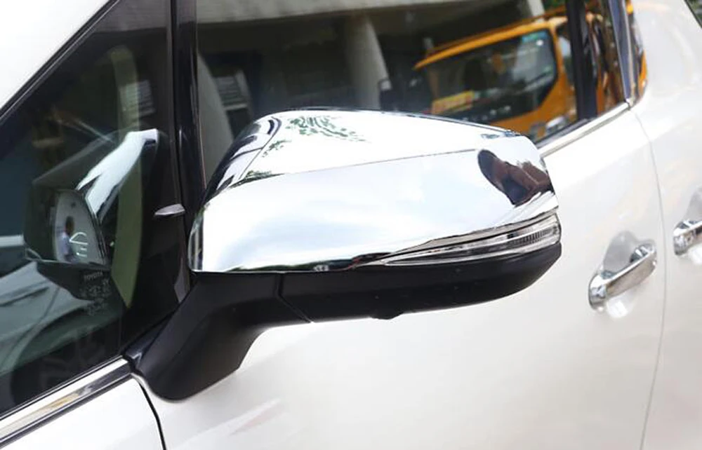 Для Toyota Alphard Vellfire хромированная крышка зеркала заднего вида отделки чехол двери Зеркало заднего вида Кепки автомобильные аксессуары