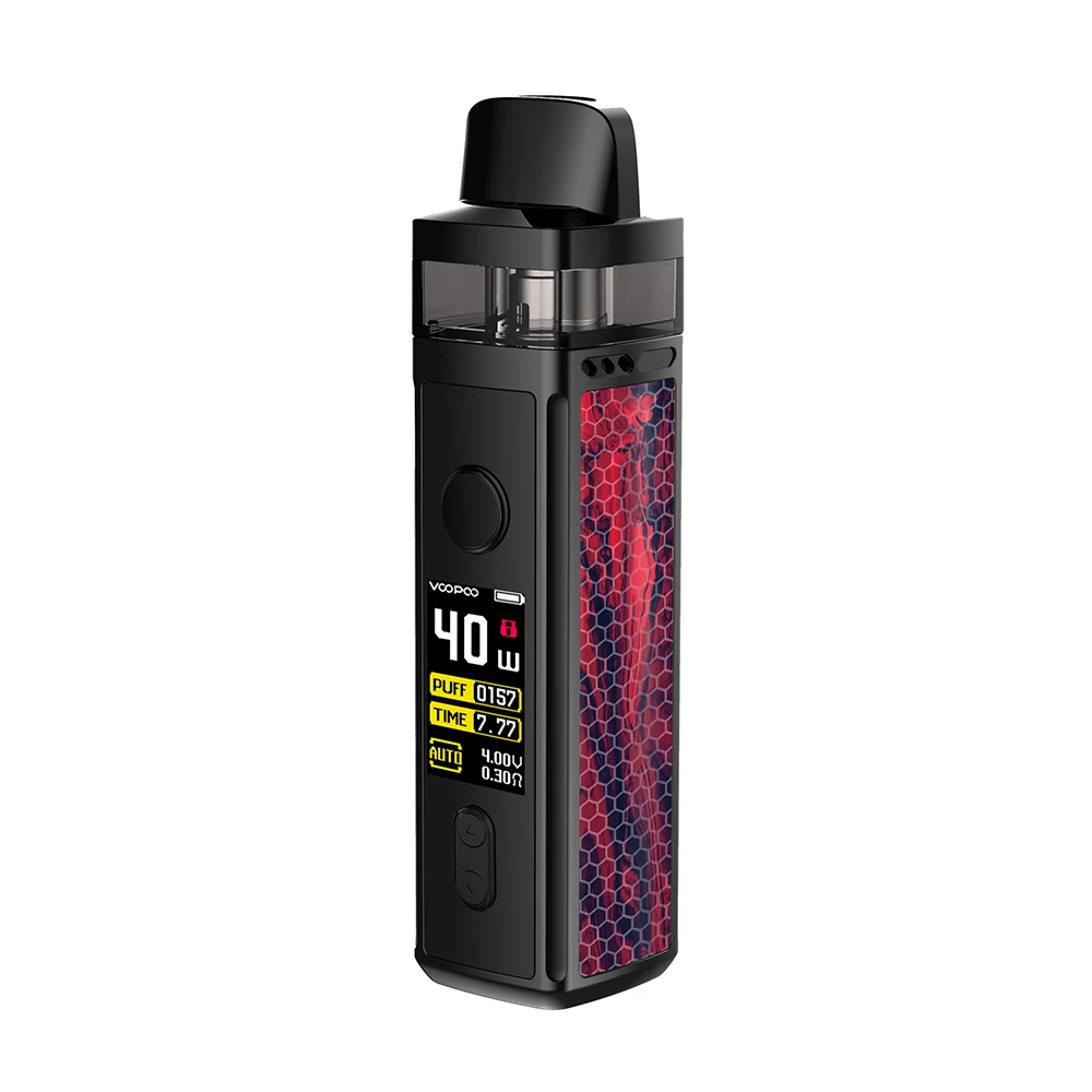 Испания! VOOPOO VINCI Mod Pod Vape комплект с аккумулятором 1500mAh и 5,5 мл Pod вейп-комплект электронной сигареты против Drag Nano/Drag 2 - Цвет: Scarlet