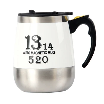 

Coffee Cups Mug Automatic Electric Creative Stainless Drinking Glasses Vintage Metal Novelty Botella De Agua Mugs Gifts EE7SB