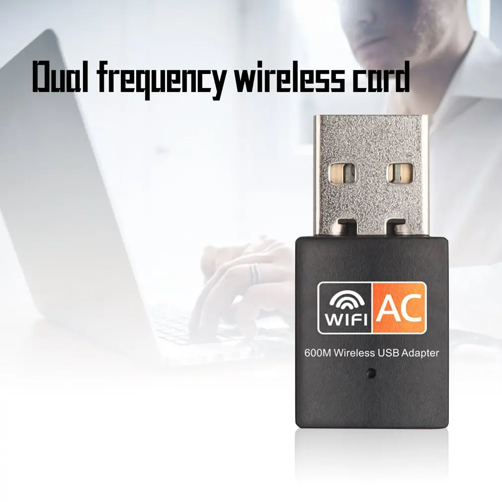 Ac600M Двухдиапазонная беспроводная сетевая карта 5G мини Usb компьютер Wifi приемник сигнала Rtl8811Cu