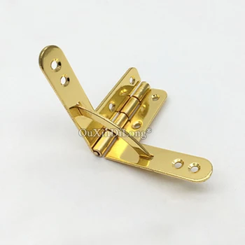 

Brand New 1000PCS 50*42mm Gold Gift Box Hinges for Humidor Boxes Small Boxes Cases Jewelry Box Hinges