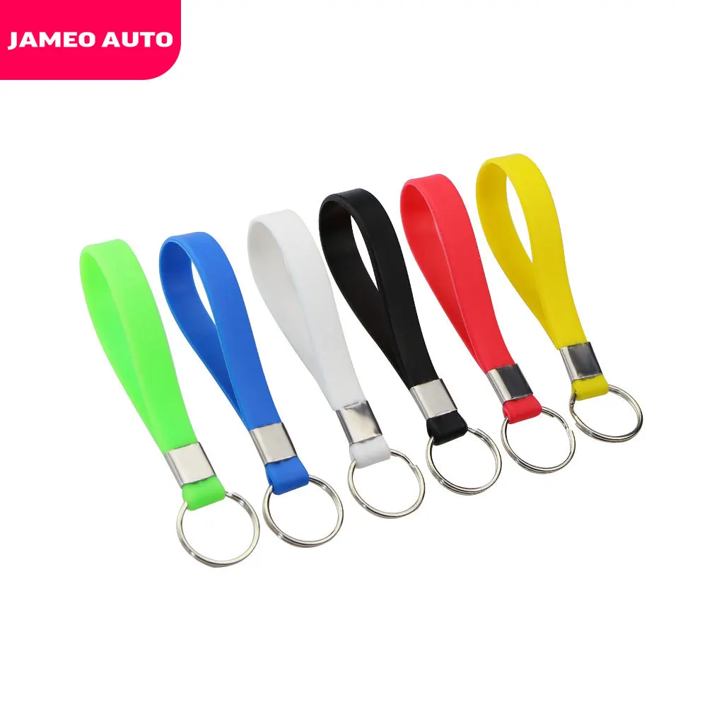 

Silicone Car Styling Auto Keyring Keychain Key Chain Key Ring for VW Skoda Honda Nissan for Hyundai KIA Ford Cruze Lada Mazda