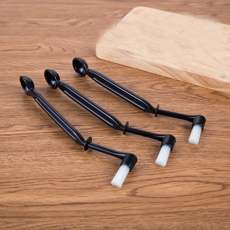 

Semi-automatic coffee machine elbow nylon cleaning brush Amount of espresso spoon coffee accessories barista tools