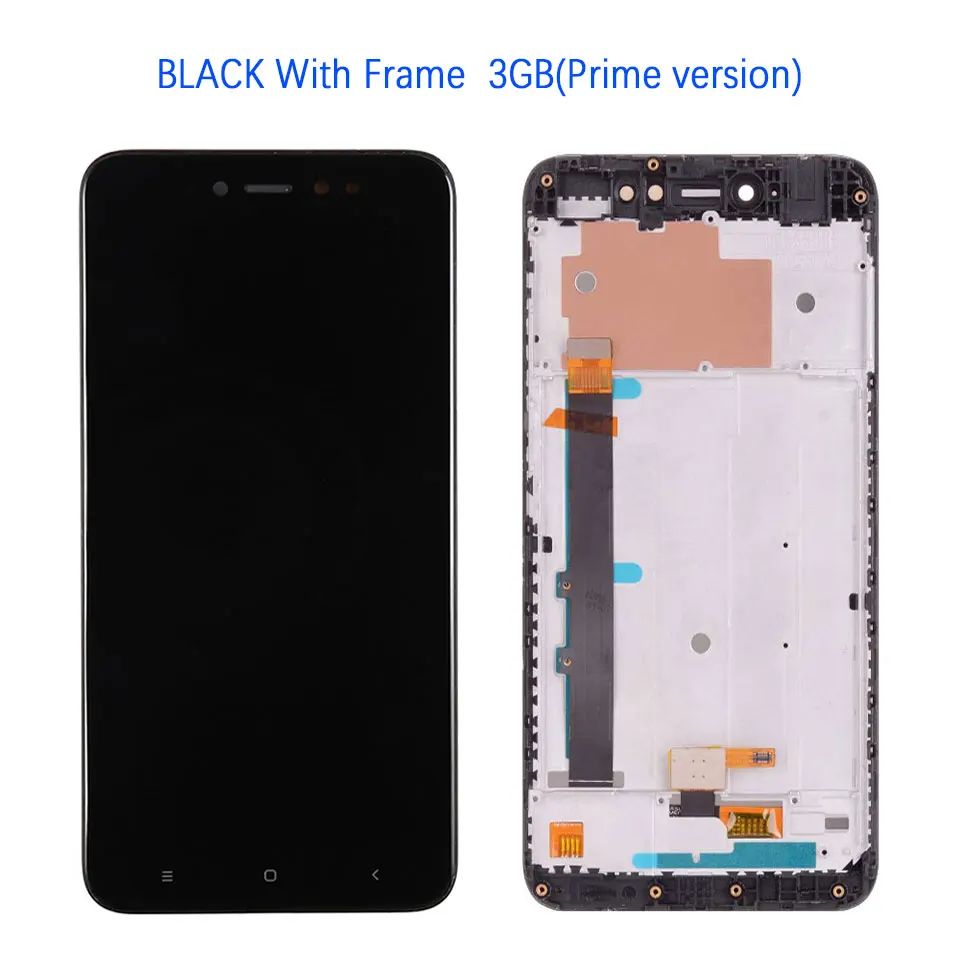 Замена экрана для Xiaomi Redmi Примечание 5A Prime lcd дисплей и кодирующий преобразователь сенсорного экрана в сборе Набор для Redmi Note5A Y1/Y1 Lite