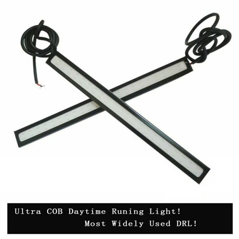 DC 12V COB светодиодный DRL Дневной ходовой светильник S противотуманная фара