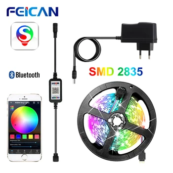 

LED Light Bluetooth Control RGB LED Strip 5M LED Lights for Room SMD2835 12V TV Light