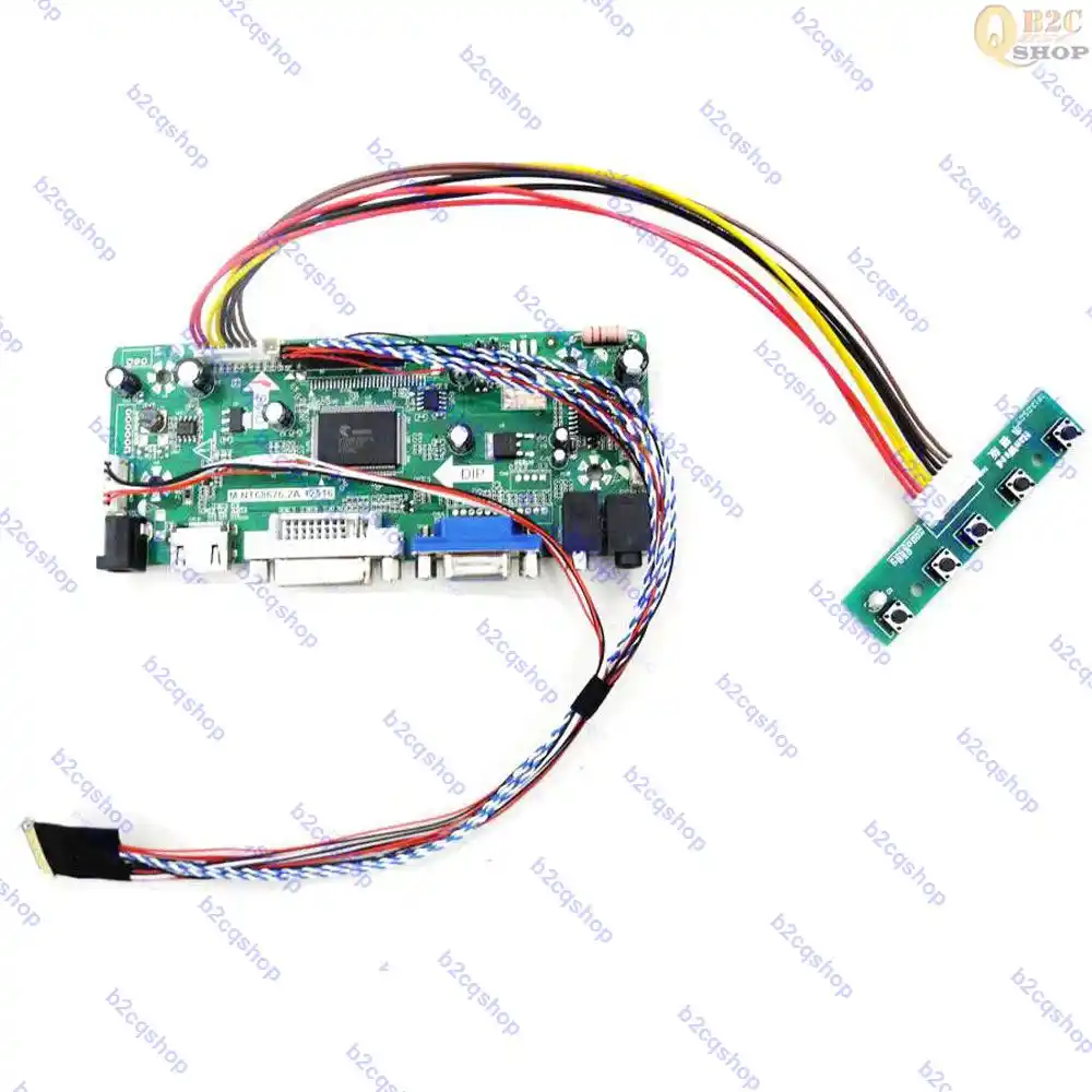 Плата драйвера контроллера Lvds ДЛЯ ЖК экрана CLAA156WA11A 1366X768 совместимая с HDMI + DVI VGA