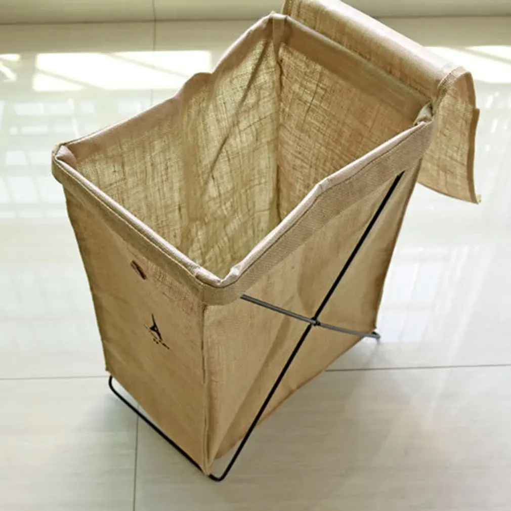 Waterproof Jute Storage Cassette holder dirty clothes Barrel health and beauty personal care products