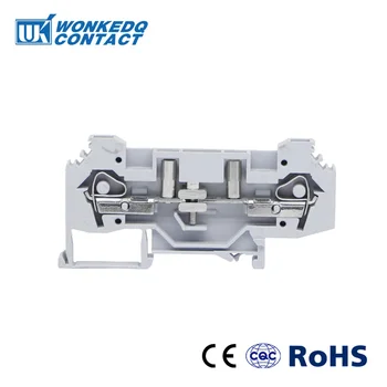 

10Pcs 282-131 Connector DIN Mount Spring Cage Connection Test Terminal Blocks