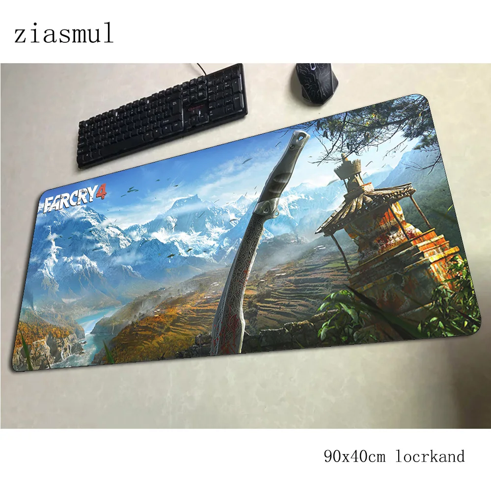 Far cry padmouse 900x400x3 мм игровой коврик для мыши Индивидуальный Коврик для мыши геймерский компьютерный стол Подарочный коврик для мальчика notbook mousemat pc