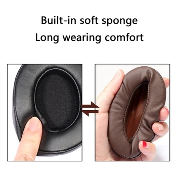 

1 Pair Foam Earpads Ear Pads Sponge Cushion Replacement Elastic Ear Pads Earmuff for Edifier W855 W855BT Headset