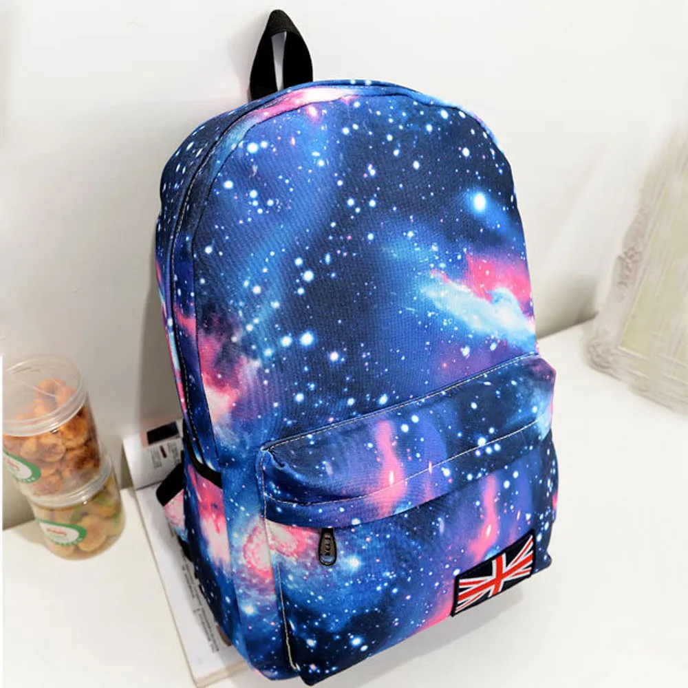 

Women Printing Casual Backpack Galaxy Stars Universe Space School Book Bag School Backpack For Teenagers Sac A Dos Femme YL