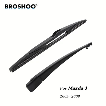 

BROSHOO Car Rear Wiper Blades Back Windscreen Wiper Arm For Mazda 3 Hatchback (2003-2009) 355mm,Windshield Auto Styling
