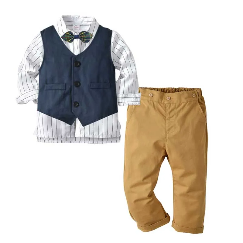 Kids Formal Suits Toddler Boy Suits Set Formal School Suit Boy Autumn