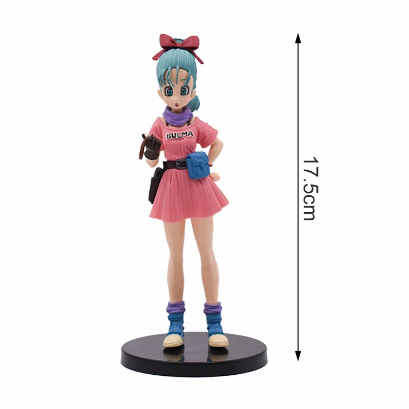 Dragon Ball Z Аниме фигурки милые девушки Bulma Ланч Запуск Videl Android 18 лазурит ПВХ Фигурки Коллекционная модель игрушки подарок - Color: L NO BOX