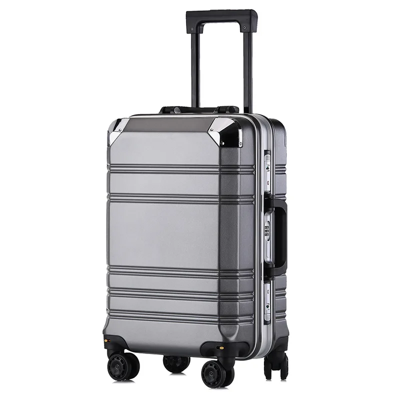 round suitcase with wheels