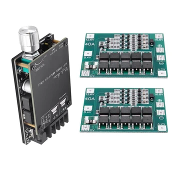 

2 Set Electronic Accessories:1 Set 18650 Lithium Battery Charger Protection Board & 1 Set Wireless o Amplifier Board