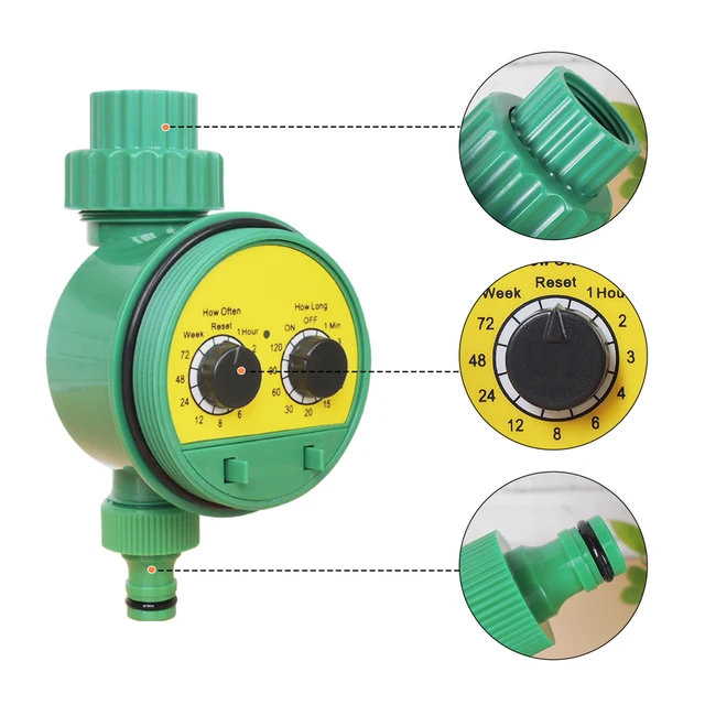 Nbbx6607 Öntöző Időzítő, Kültéri Időzített Öntözővezérlő Automatikus Sprinkler Vezérlő Programozható Szelep Tömlő Vízidő - Image 5