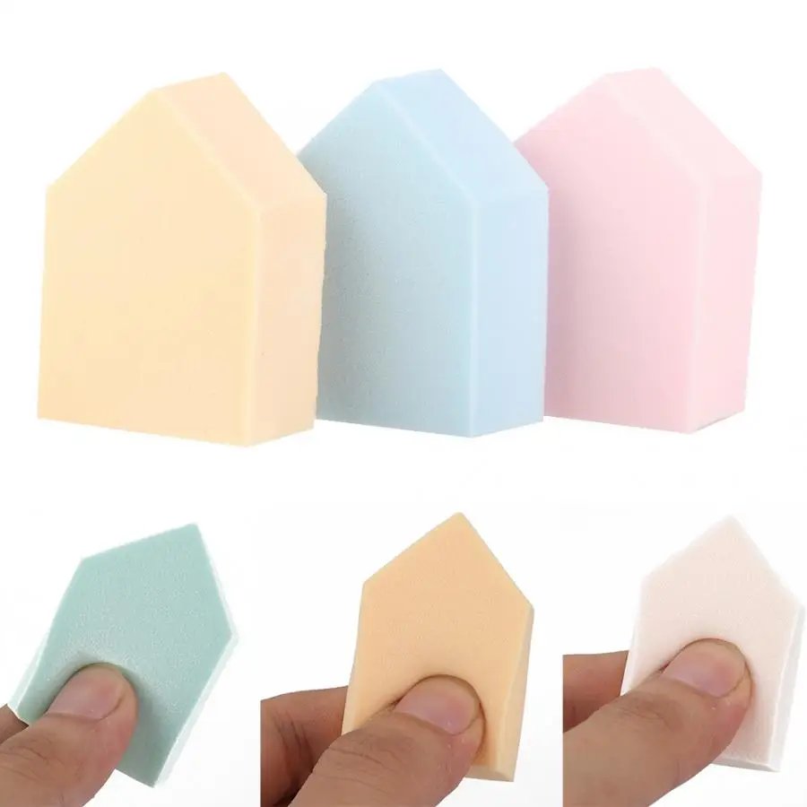 Пуф для макияжа 15 шт./компл. влажная сухая мягкая Порошковая губка воздушные подушки косметическая кисточка Косметическая пуховка