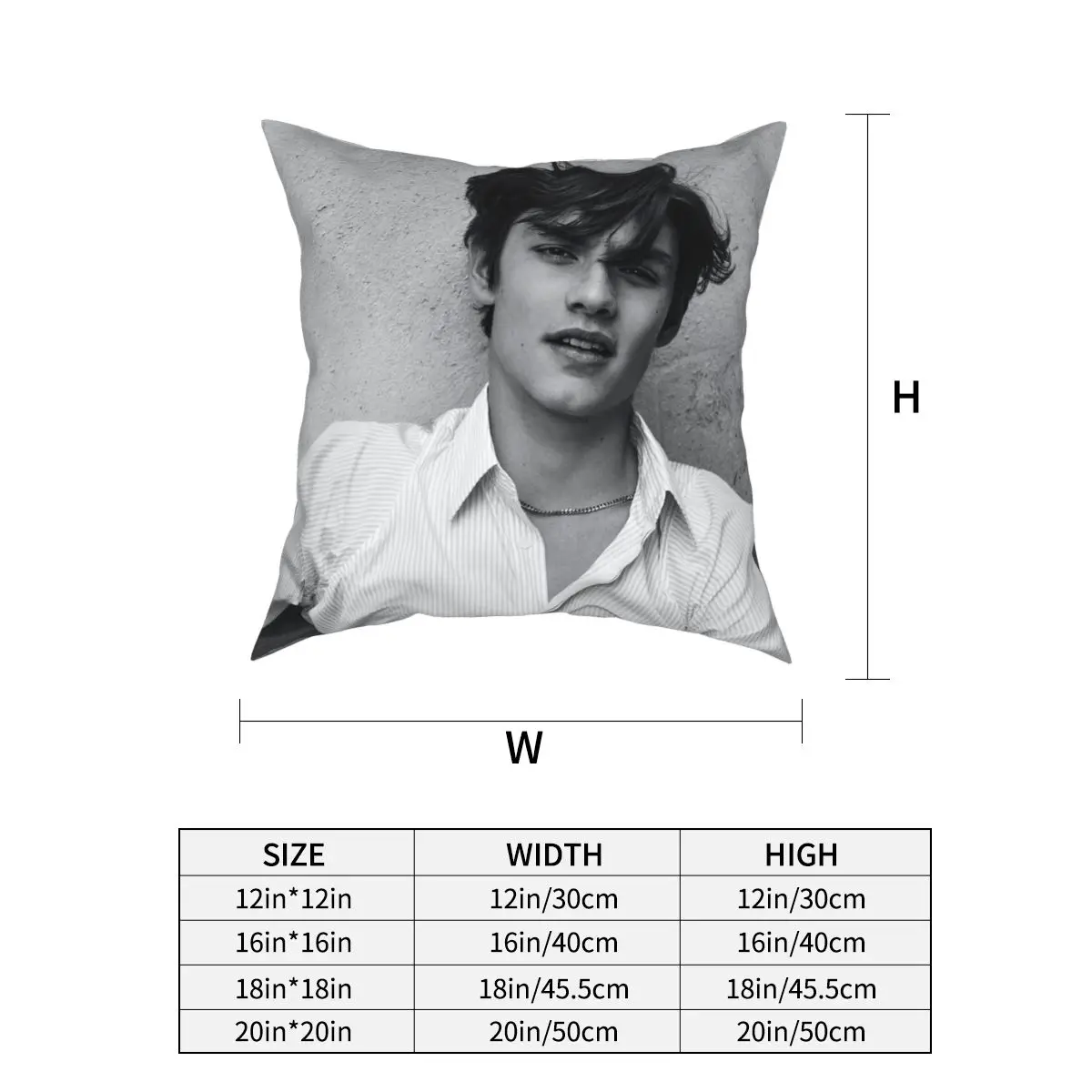 Covers Louis Partridge, Room Cushion Cover, Louis Cover Pillow