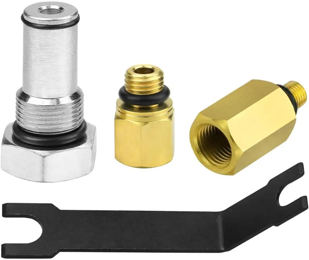 

Bolaxin For Ford 6.0L IPR Valve Air Test Fitting Tool & Oil Rail Adapters Leak Test Kit for Ford 6.0L Powerstroke Diesel Engine
