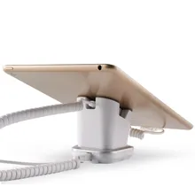 10 компл./лот android ios система безопасности дисплея для планшета держатель для ipad Охранная Сигнализация Противоугонная ABS белый цвет основание