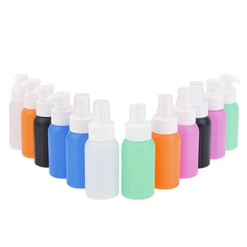 

50 Ml Silicone Press Pump Spray Lotion Bottles Cosmetic Sample Containers Travel Liquid Cream Fill Vials