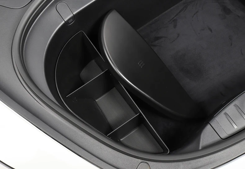 LUCKEASY автомобильный передний багажник раздельный ящик для хранения для Tesla модель 3- коробка для хранения для ежедневной организации/путешествий