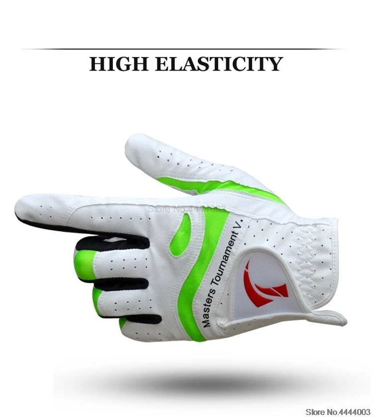Один шт кожаные перчатки для гольфа мужские для левой руки мягкие дышащие перчатки из овчины мужские спортивные удобные аксессуары D0630