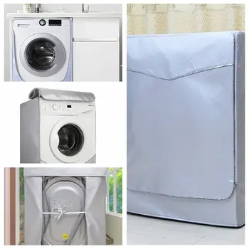

Washing Machine Cover For Front Load Washer & Home Sunscreen Laundry Dryer Waterproof Dust Proof Case Protective Dust Jacket