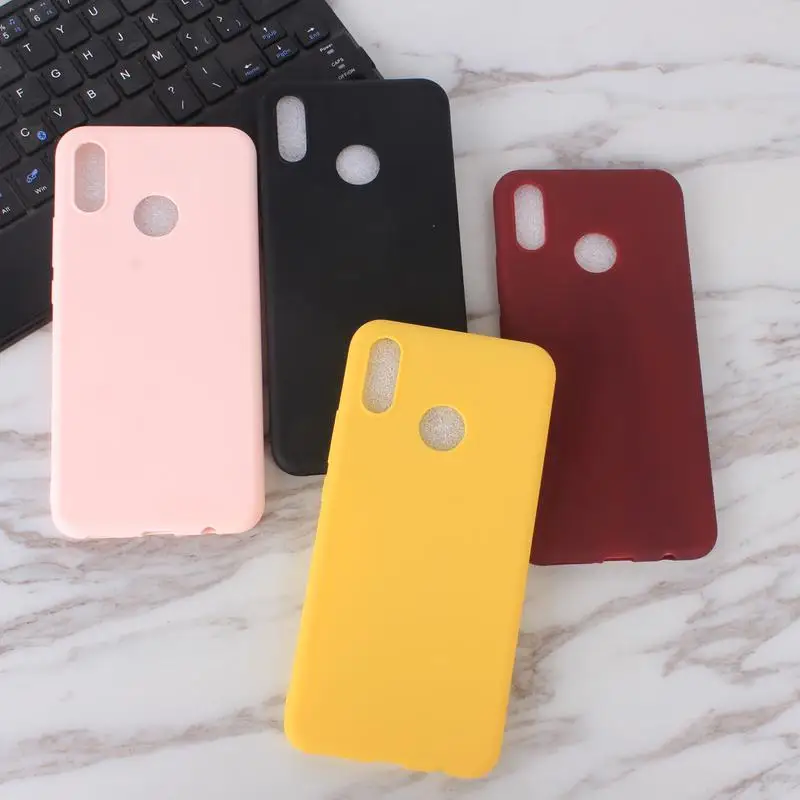 Силиконовый чехол карамельных цветов для телефона Huawei P20 P30 Pro P8 P10 P9 Lite 2017 Матовая