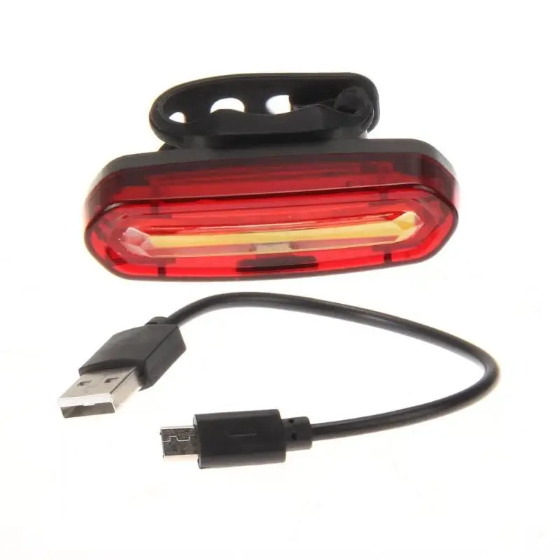 100 люмен USB Перезаряжаемый COB светодиодный велосипедный передний задний светильник IPX6 Водонепроницаемый безопасный задний светильник для езды
