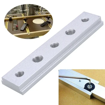

1pcs T Slot Track Aluminum Slot Miter Track Jig Fixture for Router Table Bandsaws Woodworking Tool 100mm Length