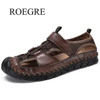 

Summer Classic Mens Gladiator Sandals Outdoor Basic Male Summer Slippers Comfortable Breathable Mens Beach Sandals Boys Loafers
