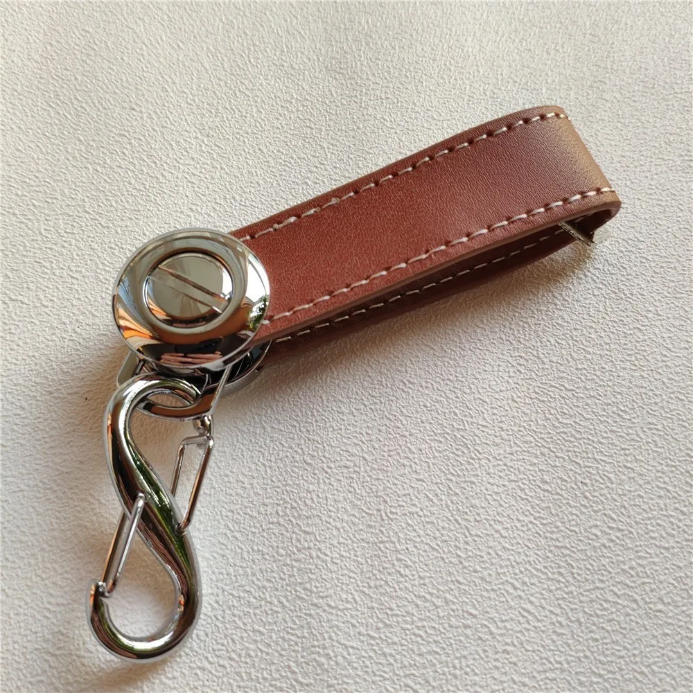 Genuine Leather Cowhide Creative Key Chain Holder Organizer Smart Key EDC Gear Keychain Car Pocket Ring Keyring