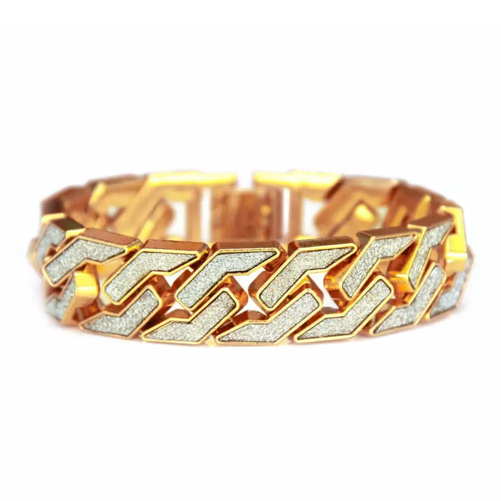 Европа и Америка хип-хоп золотой серебряный цвет лук розовая Звезда флэш геометрический браслет для мужчин талисманы кристалл браслет ювелирные изделия