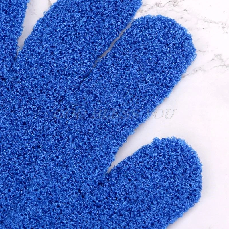 4 шт Exfoliationg перчатки для ванны и душа очищающие гладкие мягкие для лица ноги тела