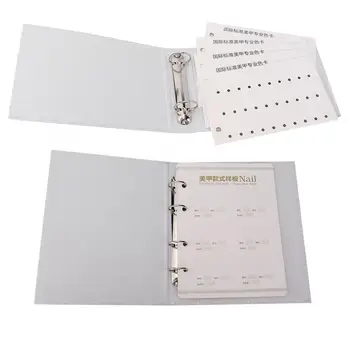 

Nail Gel Polish Display Chart Book Color Card Nail Tip Polish UV Gel Polish Manicure Practice Show Case Books