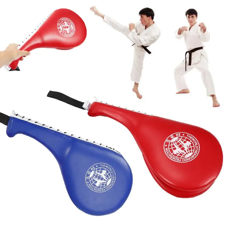 Taekwondo Double Kick Paddle Target Pad Punches Punching TKD Training  D 