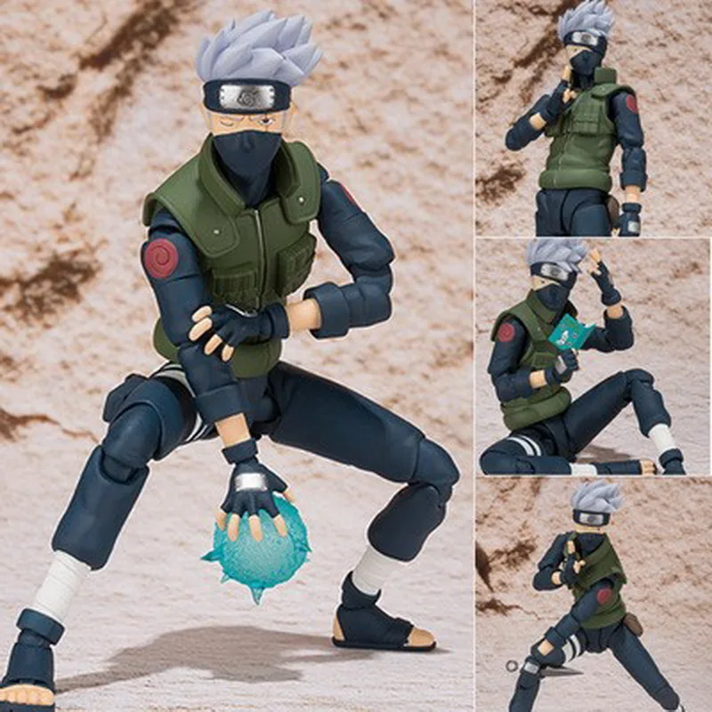 SHF Shippuden Sasuke Uzumaki Rasengan Action Figures Super Movable Joints Face Change Dolls Anime Figurines Model Toys Gifts | Игрушки и