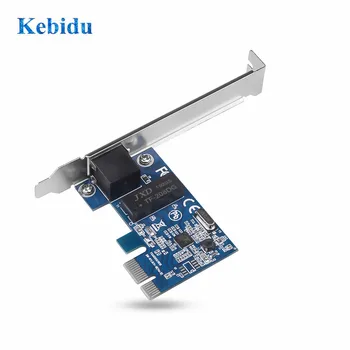 

Kebidu Pci Express Pci-E Network Card 1000Mbps Gigabit Ethernet 10/100/1000M Rj-45 Lan Adapter Converter Network Controller
